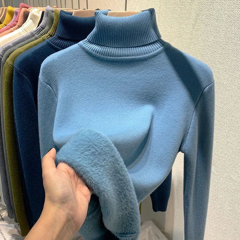Kyra | Varm, Casual Sweater med Krave