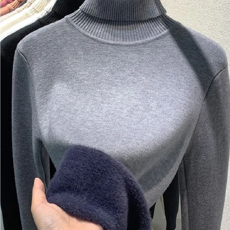 Kyra | Varm, Casual Sweater med Krave
