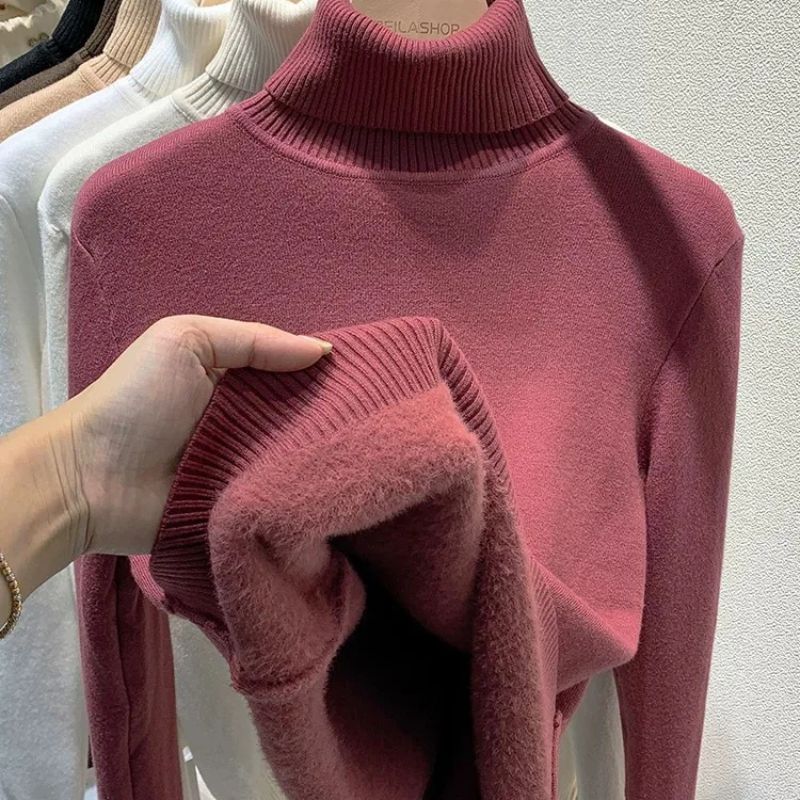 Kyra | Varm, Casual Sweater med Krave
