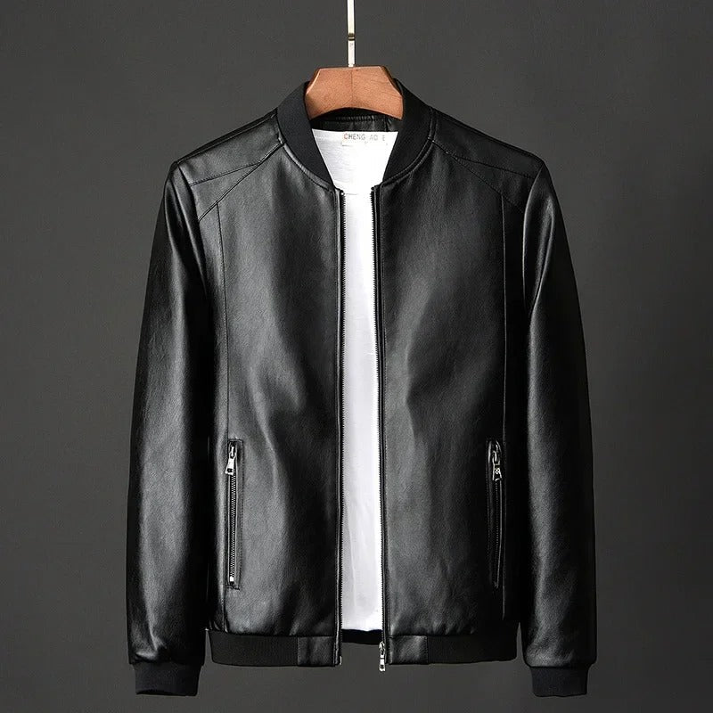 Zavian – Vintage Læder Bikerjakke
