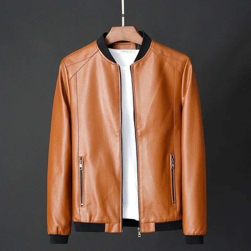 Zavian – Vintage Læder Bikerjakke