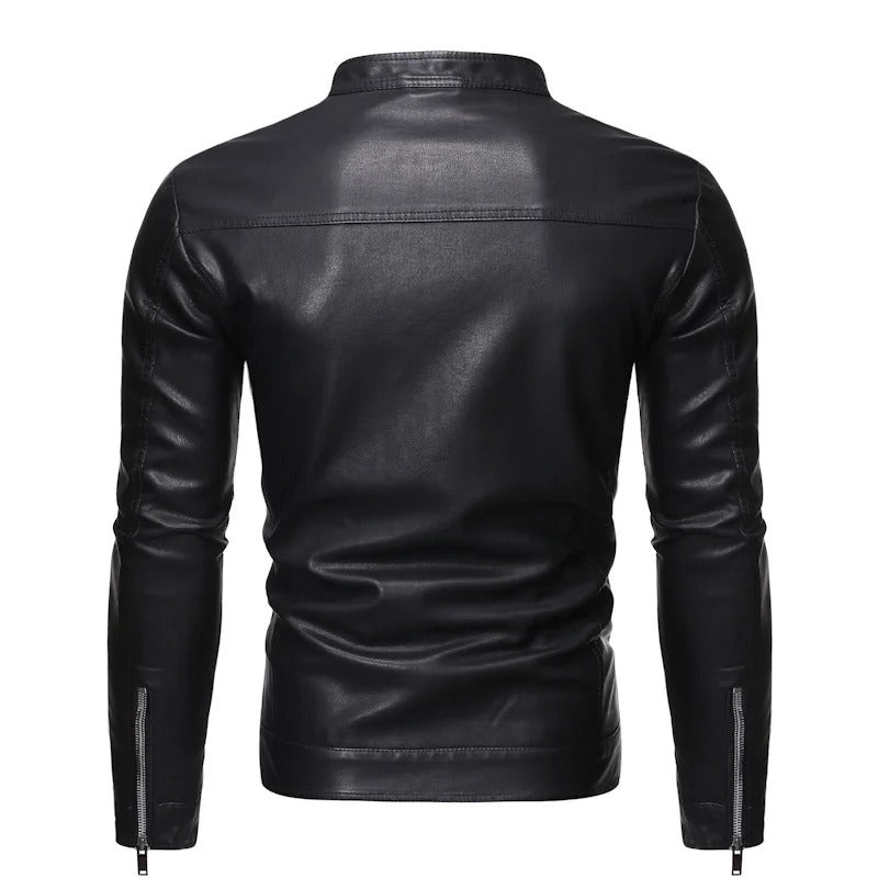 Ralvion – Urban Slim-Fit Læderjakke