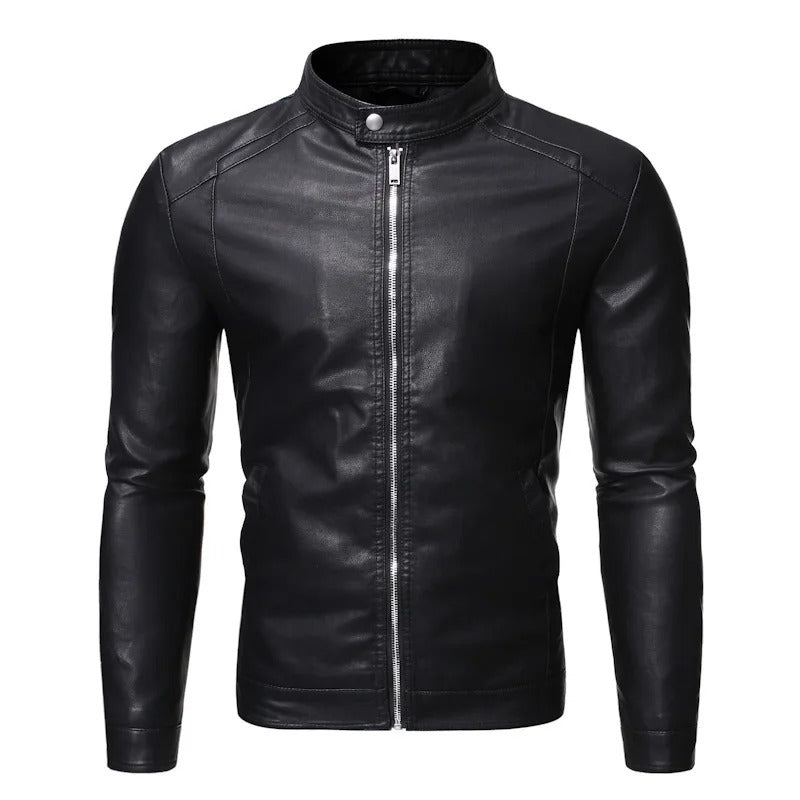 Ralvion – Urban Slim-Fit Læderjakke