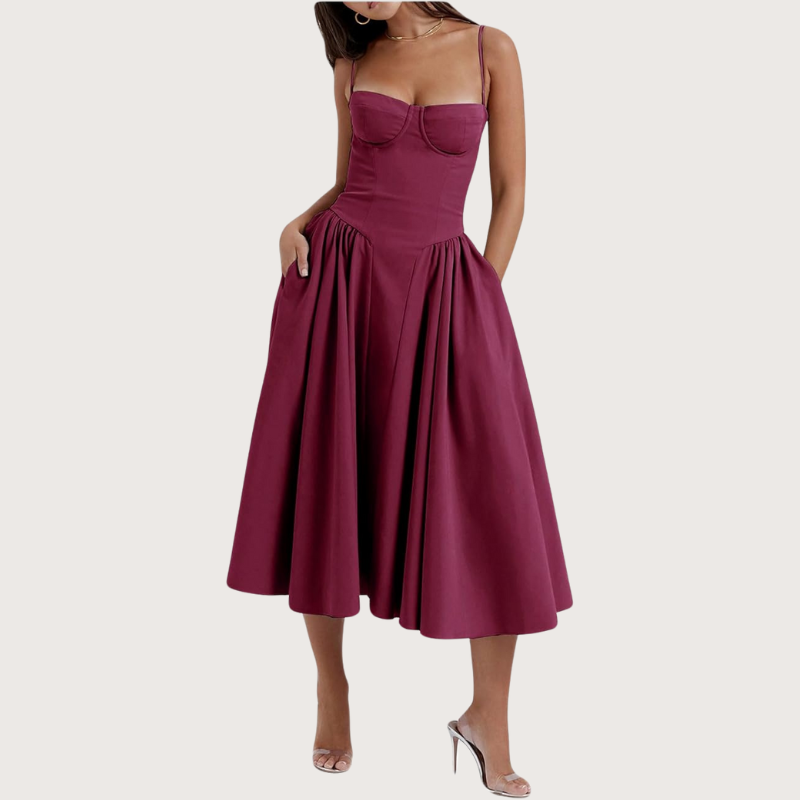 Giuseppa | Elegant Midi Kjole