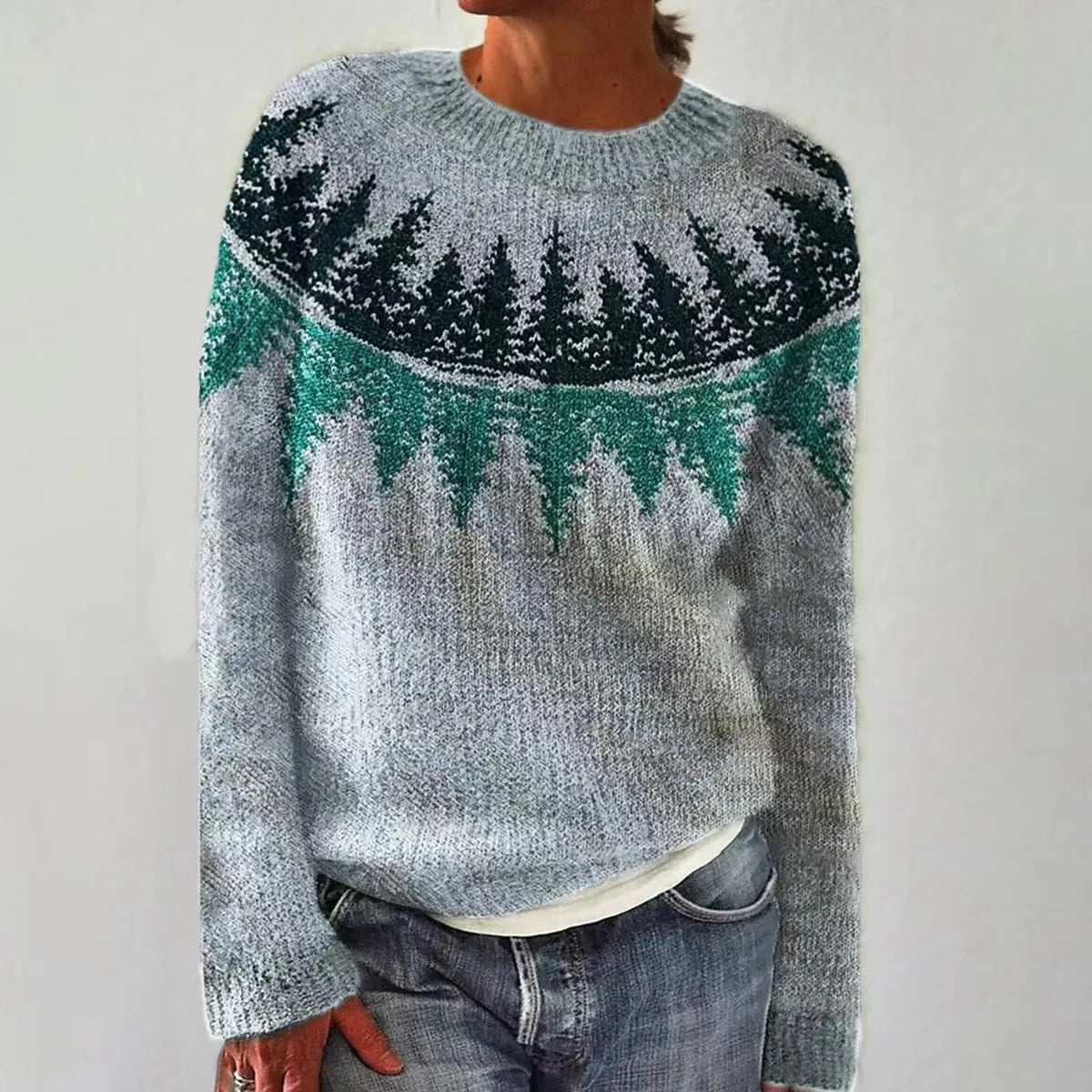 Nina | Vintage striktrøje