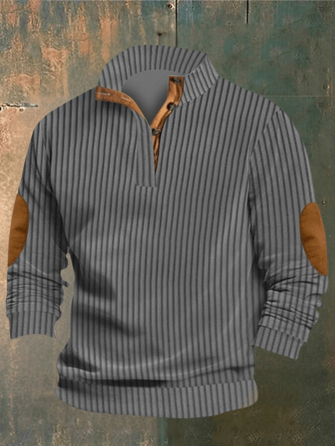 COOPER - SPLIT SWEATER MED HØJ KRAVE