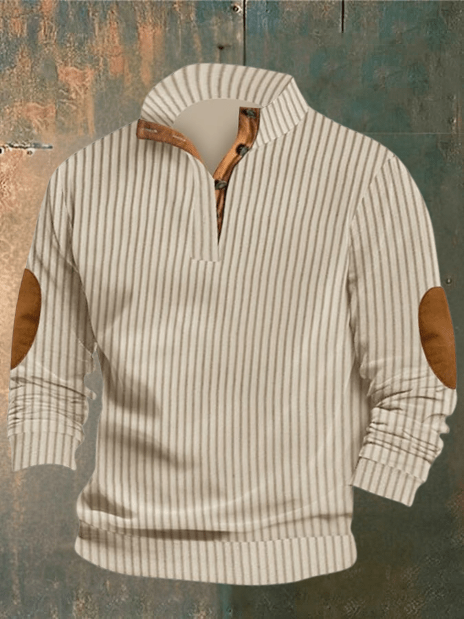 COOPER - SPLIT SWEATER MED HØJ KRAVE
