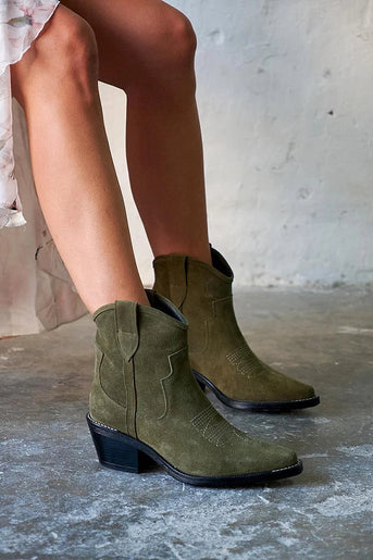 Élise™ | Korte Støvler i Suede