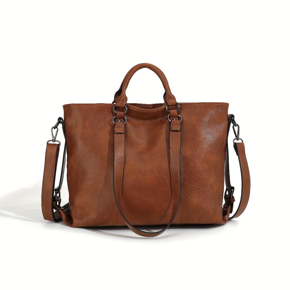 Bianca | Vintage Shopper Taske med Raffineret Elegance