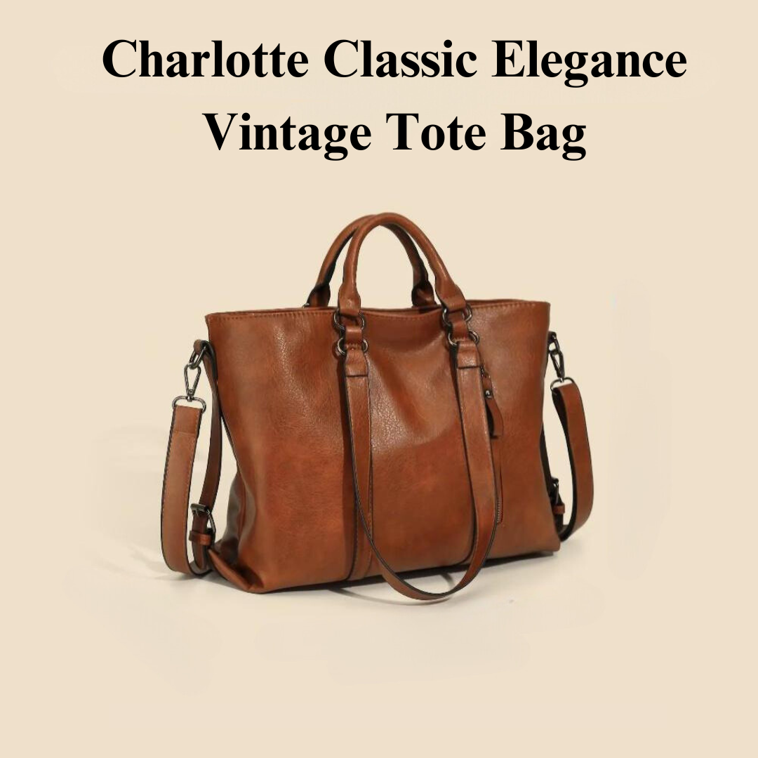 Bianca | Vintage Shopper Taske med Raffineret Elegance