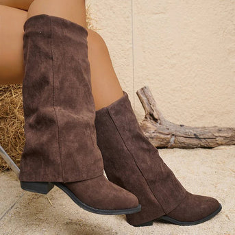 Orlanne – Høje Suede Støvler