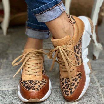 Crizzy | Komfortable Sneakers i Panterprint
