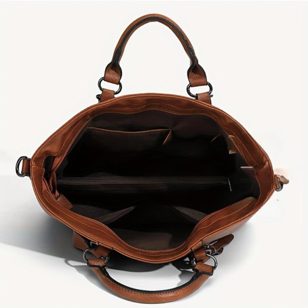 Bianca | Vintage Shopper Taske med Raffineret Elegance