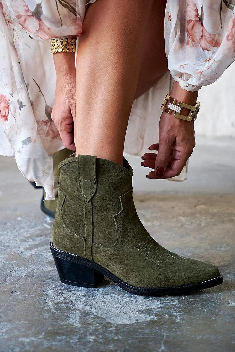 Élise™ | Korte Støvler i Suede