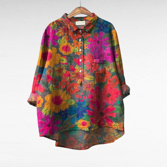 Mary Jane® | Klassisk Blomster Bluse