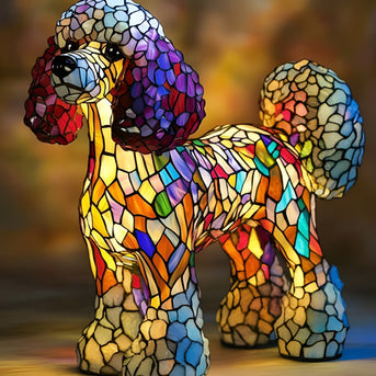 Gigi | Lampe til hund Magisk i farvet glas