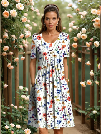 Marga | Elegant Midi Kjole til Enhver Lejlighed
