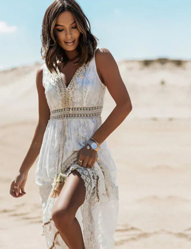Avelyn - Boho Maxi Kjole