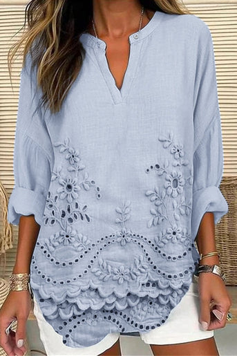 Bluse Coastal Bloom