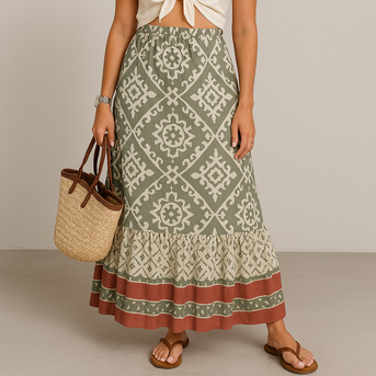 Cassey™ | Boho-stil nederdel