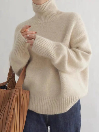 Isabella - Sweater med høj krave