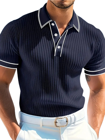 Savrani™ | Elegant polo med korte ærmer