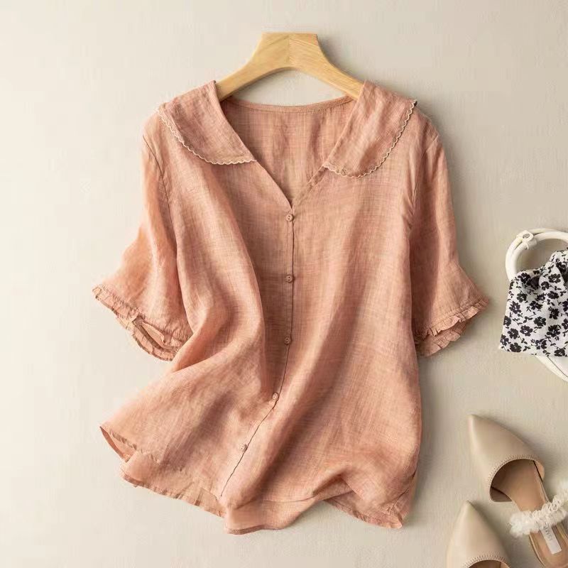 Adele | Let Linned Bluse
