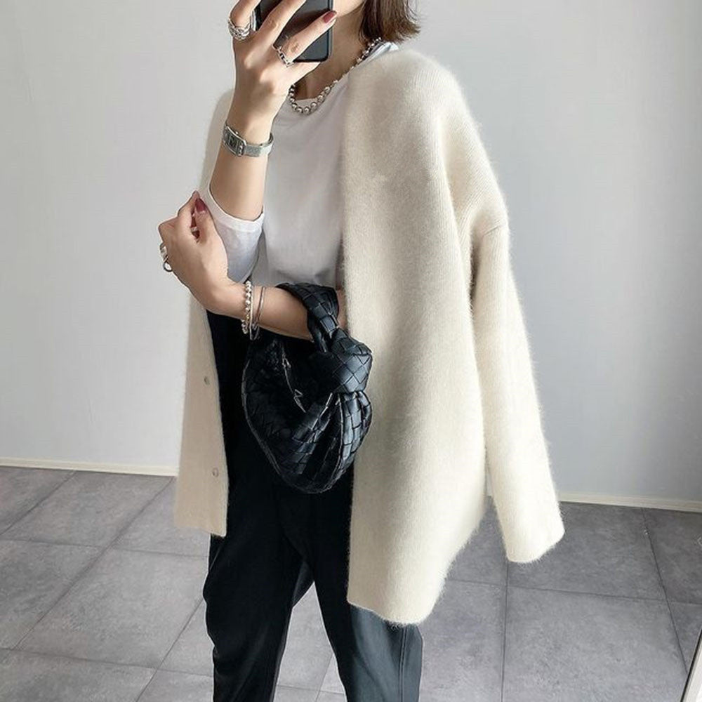 Elanora – Elegant Blød Strikcardigan
