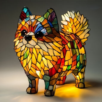 Fifi | Magisk farverig lampe formet som en hund