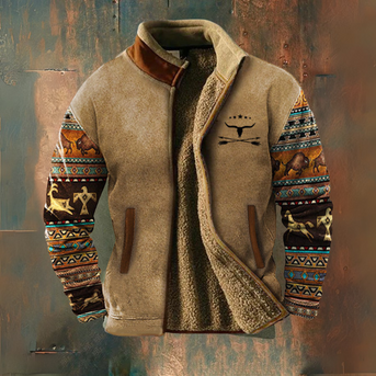Mathéo - Herre fleecejakke i casual stil