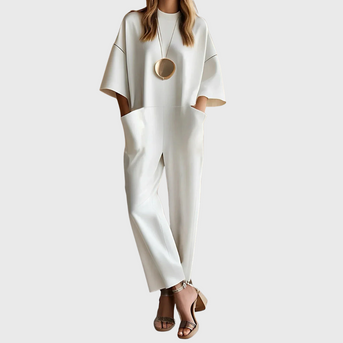 Kasia | Elegant Jumpsuit med Korte Ærmer