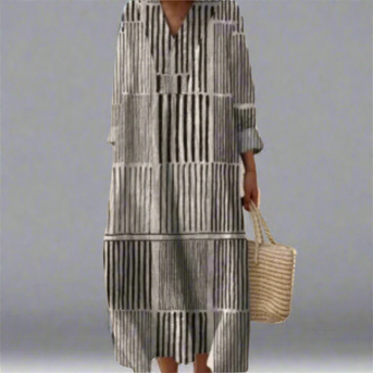 Mackenzie™ | Elegant Geometrisk Kjole