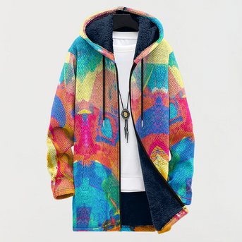 Sienna | Sweatshirt med farverigt mønster