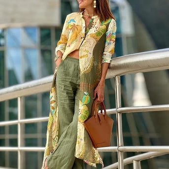 Miréliane – Elegant linned sæt