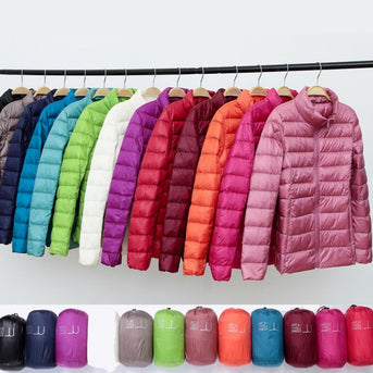 Myra™ | Ultralet dunjakke med raffinerede folder