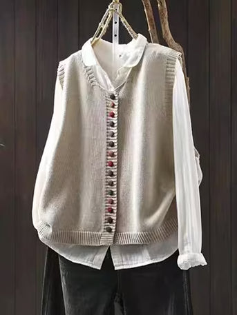 Aureline – Elegancki Lekki Kardigan z Dzianiny