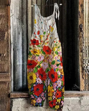 Marini™ | Vintage Blomster Overall i Akryl