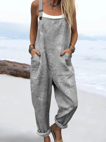Marta™ | Bomulds Kunstnerisk Jumpsuit