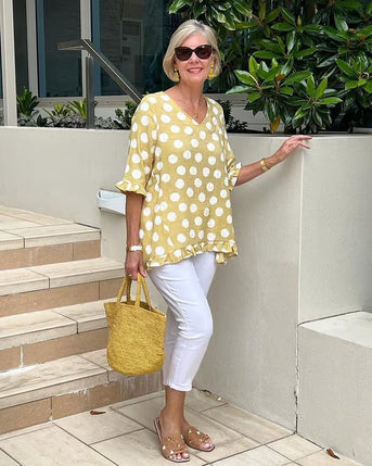 Chloe | Elegant Top med V-udskæring