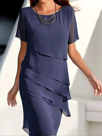 Celina | Elegant Chiffon Kjole