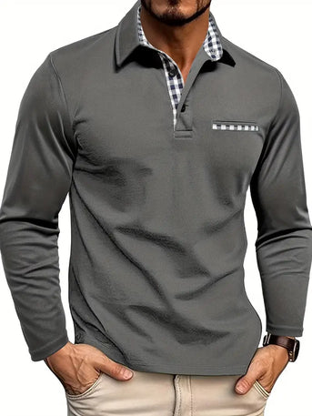 Rafiel – Tidløs Langærmet Poloshirt