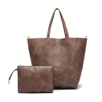 Renee | Stor Vintage Skuldertaske