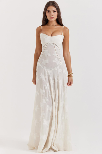 Maphie | Lang Blomstret Kjole